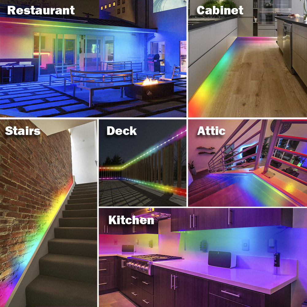 65ft/20m WS2811 Multi Color Chasing IP67 Waterproof LED Light Strips 65ft/20m WS2811 Multi Color Chasing IP67 Waterproof LED Light Strips